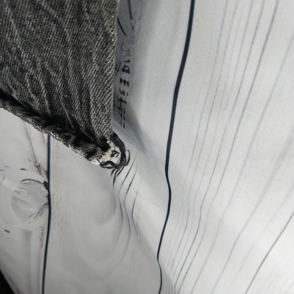 No Boundaries High Waisted Patchwork Faded Black Denim Juniors Jeans - Picture 11 of 12